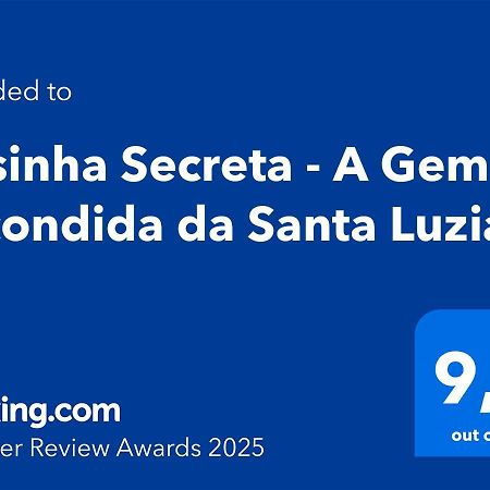 Ferienwohnung Casinha Secreta - A Gema Escondida Da Santa Luzia Santa Luzia  Exterior foto